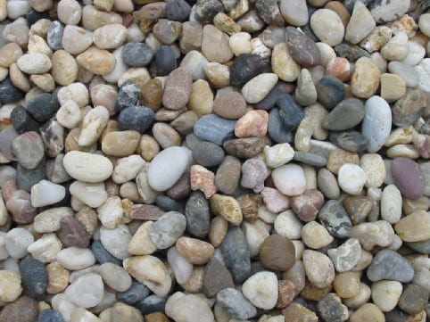 mix color pebble